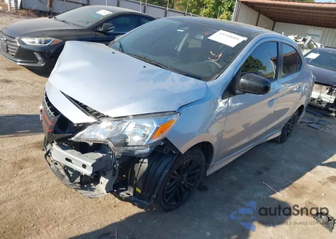 2024 Mitsubishi Mirage G4 Black Edition from USA, damaged, VIN ML32FUFJ3RHF05808